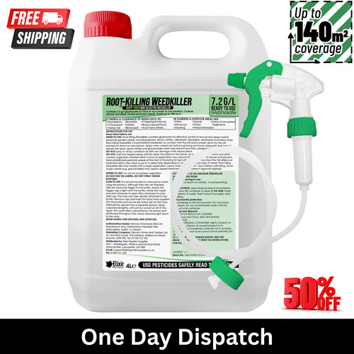 Glyphosate deep root - root, killing